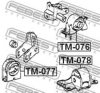 FEBEST TM-076 Engine Mounting